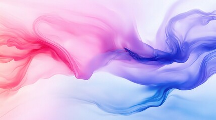 Obraz premium Soft Pink and Blue Abstract Watercolor Gradient Background