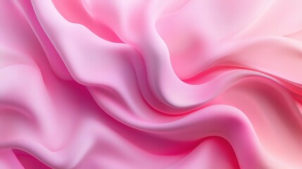 Obraz premium Soft Pink Gradient Fabric Background with Smooth Transitions