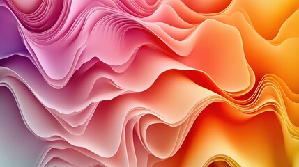 Vibrant Gradient Flowing Geometric Pattern Abstract Background Design