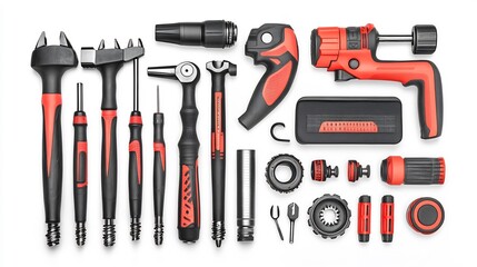 Fototapeta premium Professional Bike Repair Tool Kit: Premium Quality Bicycle Maintenance Equipment