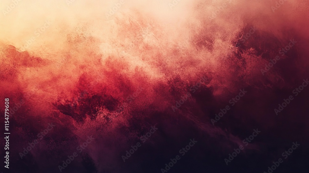 Poster dark red grunge background with textured effect for design projects