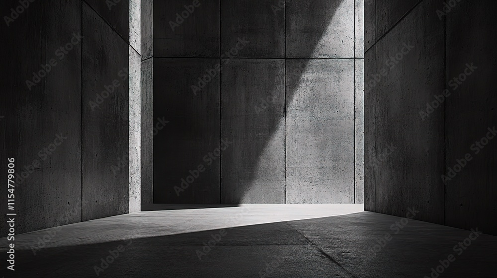 Poster dark concrete background with ample copy space for text