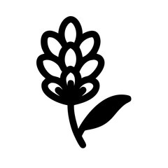 lupine flower icon design