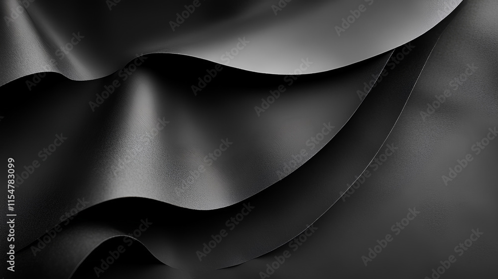 Aufkleber black paper texture with minimalist design and luxury backdrop rich material with clean sheet struct