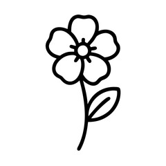 anemone flower icon design