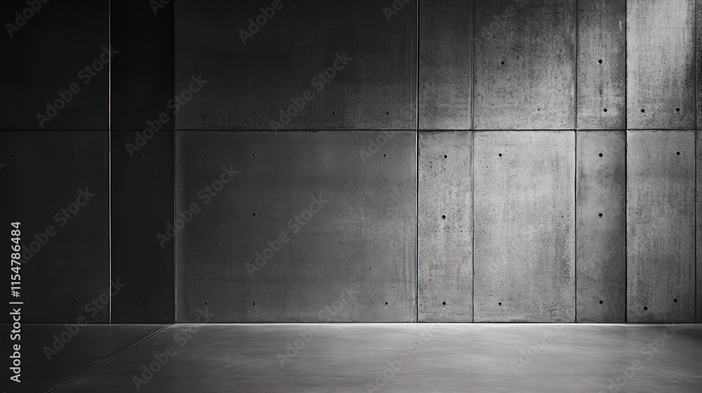 Poster dark concrete background with ample space for text and graphics