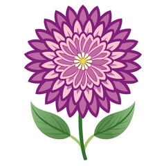 aster flower icon design
