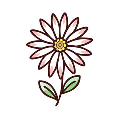 aster flower icon design