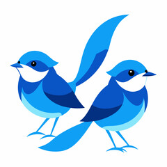 two birds on a branch