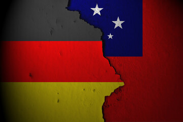 Relations between german and samoa