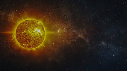 The planets in the sun's orbit thrive under its light, for the sun is a massive luminary that provides both heat and energy