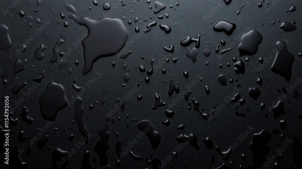 Poster abstract black textured background with subtle gradients and drops