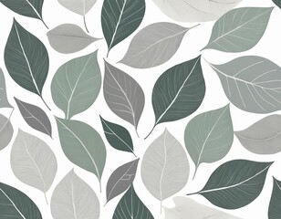 seamless pattern with leaves