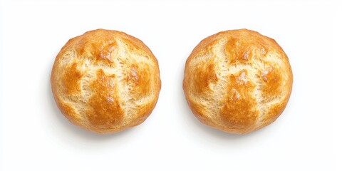 Bread artisan fluffy concept. Baking fresh bread rolls bakery food photography bright kitchen top view culinary art