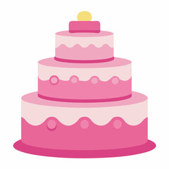 pink wedding cake beautiful pink two tiered weedy