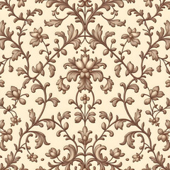 seamless pattern with flowers