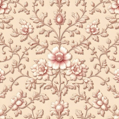 seamless pattern with flowers