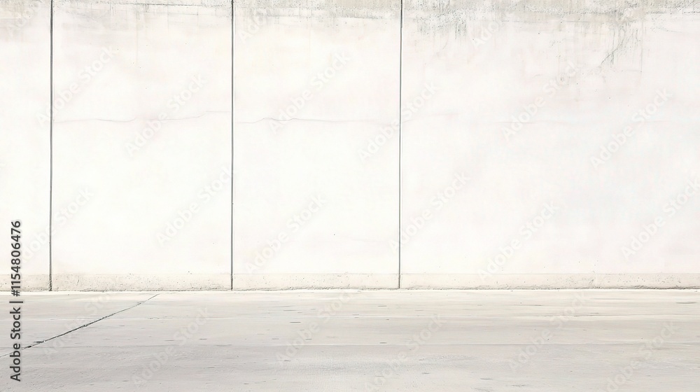 Poster white concrete wall with subtle texture for background use
