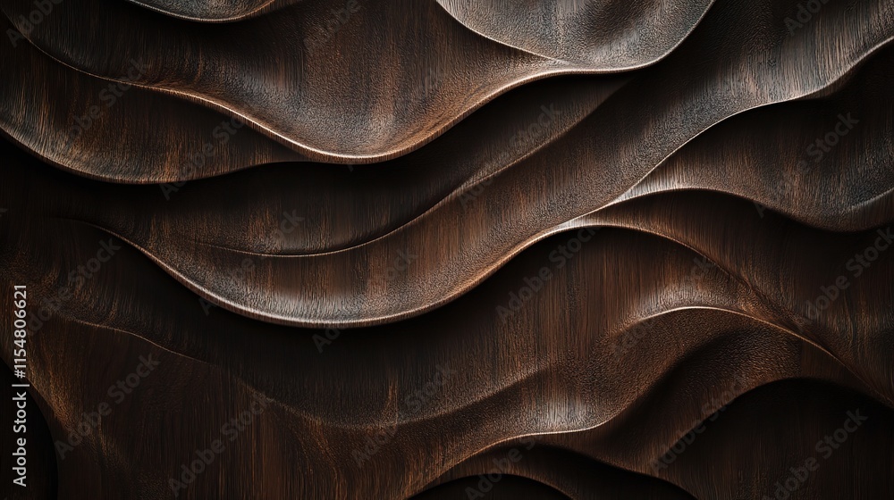 Poster dark wood background with intricate grain patterns and textures