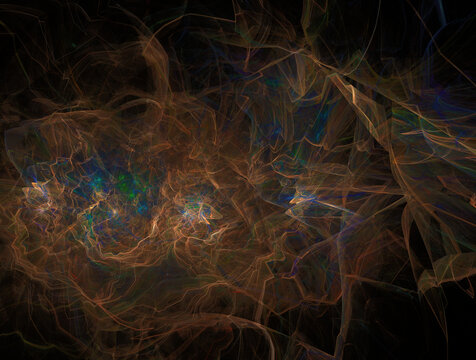 Fototapeta Imaginatory fractal abstract background Image