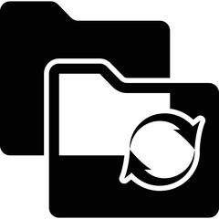 simple vector icon folder
