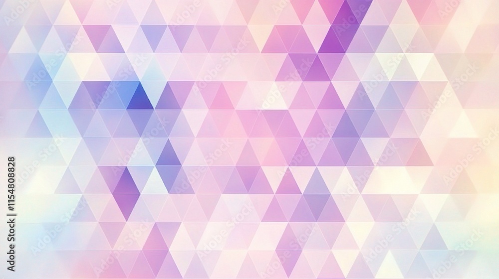 Poster colorful geometric abstract background with triangle pattern