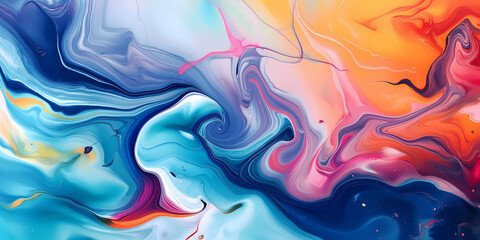 Colorful liquid abstract background