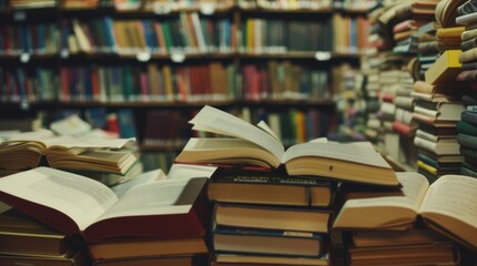 Books, Notebooks, Textbooks and Blank Paper Templates