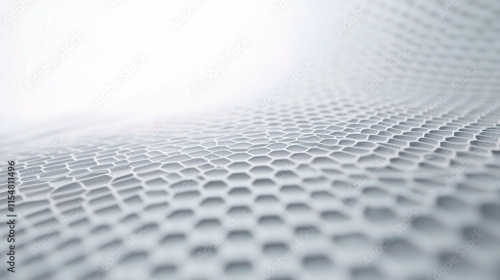 Poster abstract hexagon pattern: a mesmerizing grayscale image of a textured surface with a repeating hexag