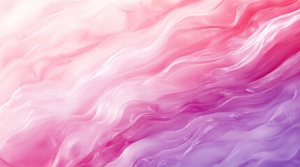 Fototapeta premium Soft Pastel Gradient Background with Wavy Lines in Pink and Purple