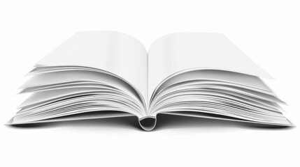 Fototapeta premium Books, Notebooks, Textbooks and Blank Paper Templates