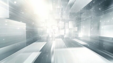 Modern Abstract Background with Clean Lines and Bright Illumination