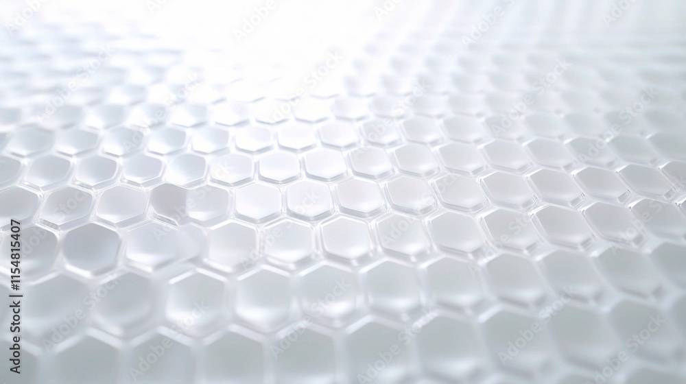 Poster hexagonal cellular structure: abstract close-up of a textured surface with a repeating hexagonal pat