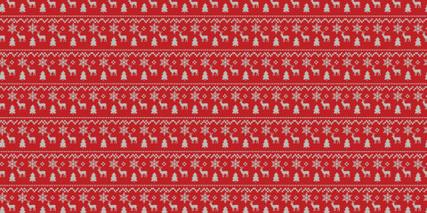 Christmas red pattern 