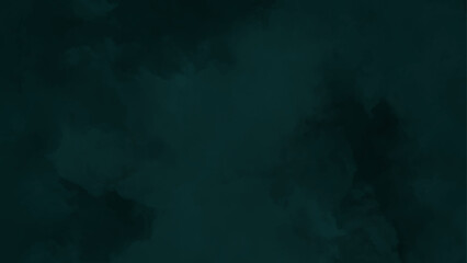 Obraz premium Abstract art background, dark green watercolor painting background. Dark green abstract background. 