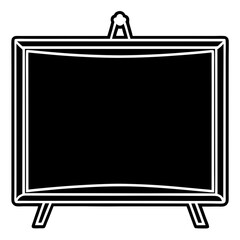 Blackboard Line Art Vector Design