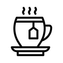 tea line icon