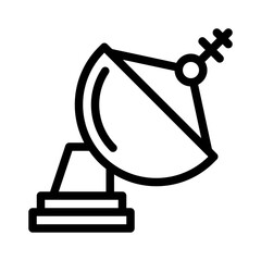 satellite line icon