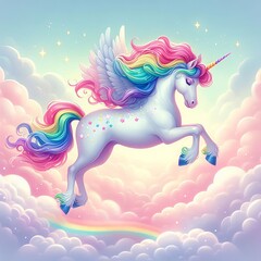 222 Cloud Dancer Unicorn Izobrajenie 3 iz 4