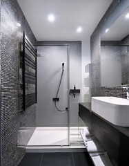 a beautifully designed bathroom
