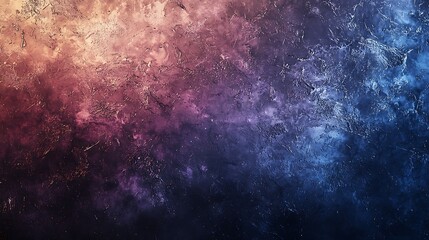 Fototapeta premium Abstract textured background with vibrant color gradients of red, orange, blue and purple hues.