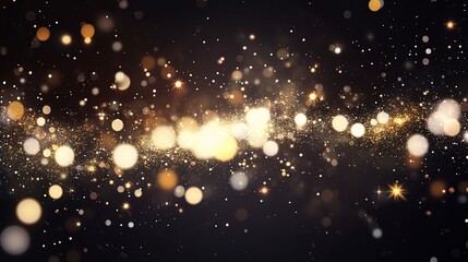 Obraz premium Vintage Glitter Background with Silver Lights and Abstract Elements