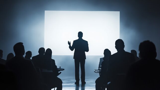 Group applauding team leader in meeting room, recognition and growth moment