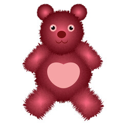 teddy bear with heart