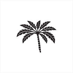 Obraz premium palm tree silhouette