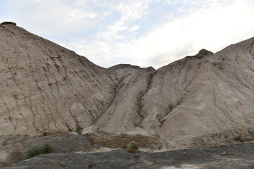 Geomorphic Scenery Desert in Xinjiang, China