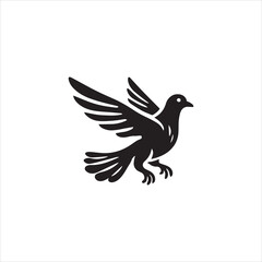 dove silhouette illustration
