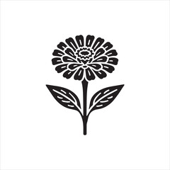 black and white flowers