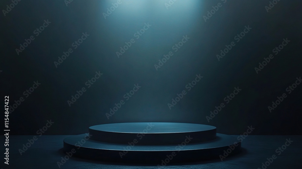 Poster ideal geometric shape podium design for product display background
