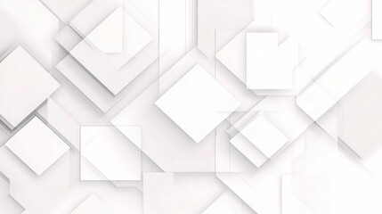 Modern Abstract White Background with Seamless Geometric Pattern